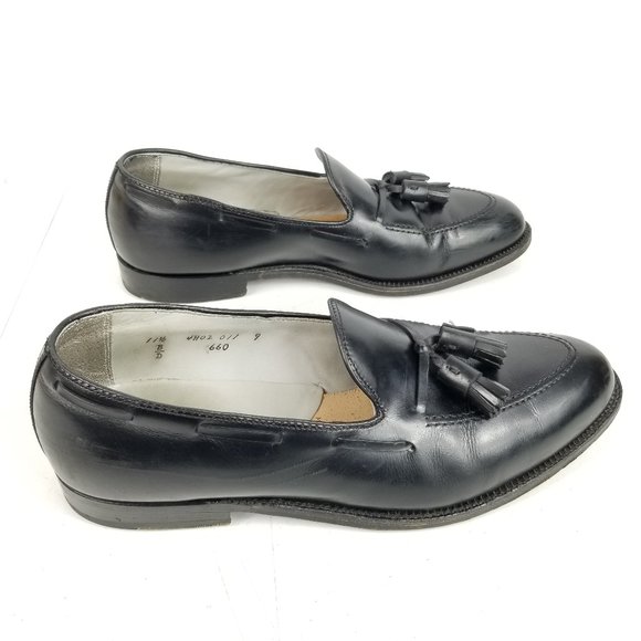 Alden leather tassel loafers mens 11.5 B/D Black - Picture 3 of 16